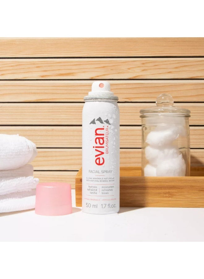 إيفيان ايفيان - بخاخ مرطب ومنعش للوجه ، 50 مل (حجم السفر) - Image 2